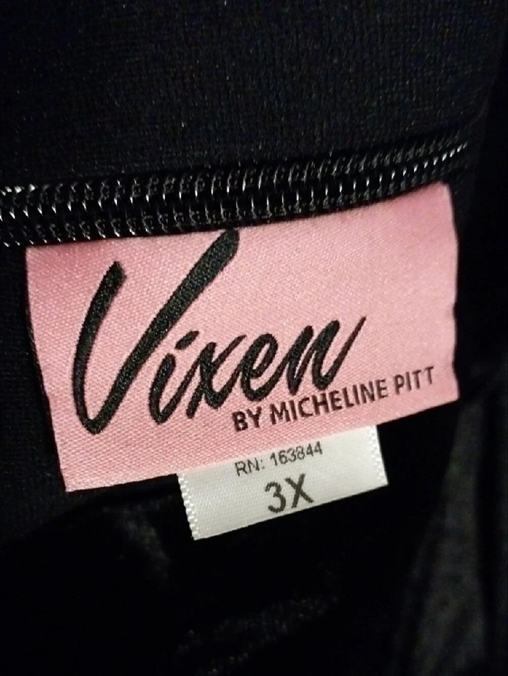 Vixen by Micheline Pitt Black Velvet Maxi Wrap Gown - Picture 4 of 4